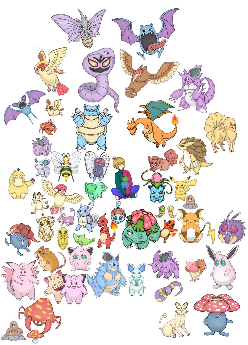 祝ポケモン30周年!!
カントーポケモンを1日1匹描けたらなと。
図鑑No.0054　コダック

#ポケモン30周年 #ポケモン #イラスト
