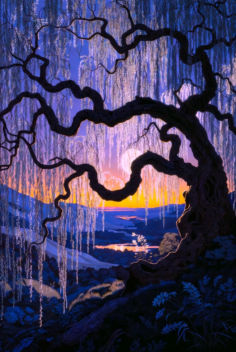 jmadmart's tweet image. late spring’s 
moonlit hush

she melts
at his hollowing 
willow 

in an intimate 
tender rush

#NSPP52 #poem #poetry #writerscommunity