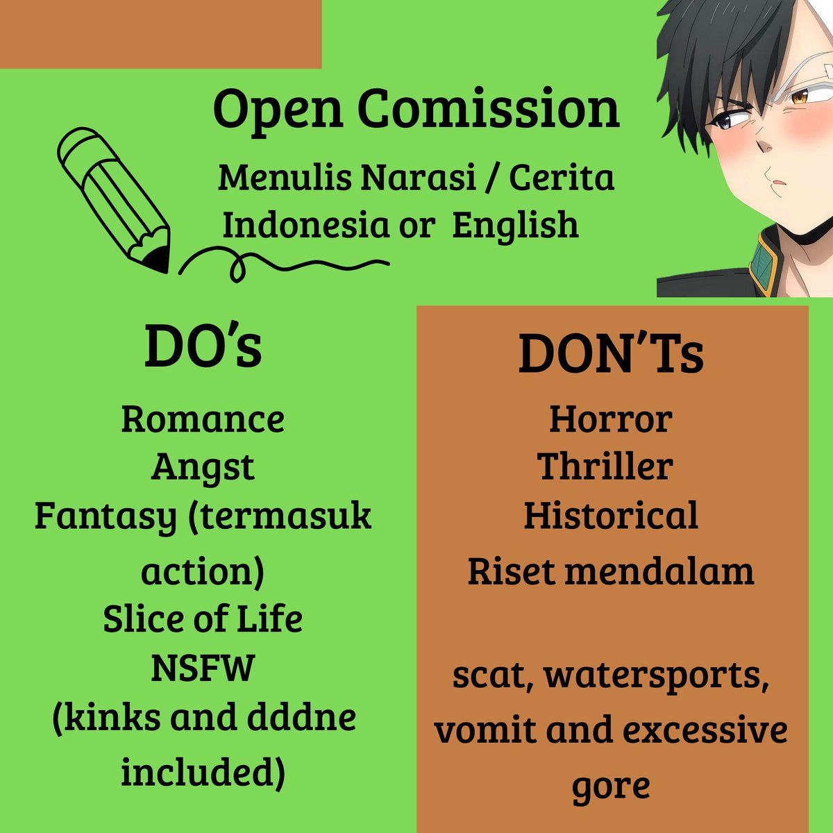 gala ☀️ 【CRYSN】COMMS OPENG tweet media