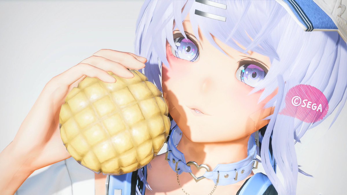 alisalandeel519's tweet photo. #PSO2NGS_SS 
#メンテの日なのでssを貼る
#ma7ロゴ 
#AlisaSS

ハートポーズ2🫶とくわえメロンパンでメロンパンを食べようとする1枚📸
ツインハイライトアイは優秀でした👁️‍🗨️ https://t.co/Xf0Y9dhuQ4