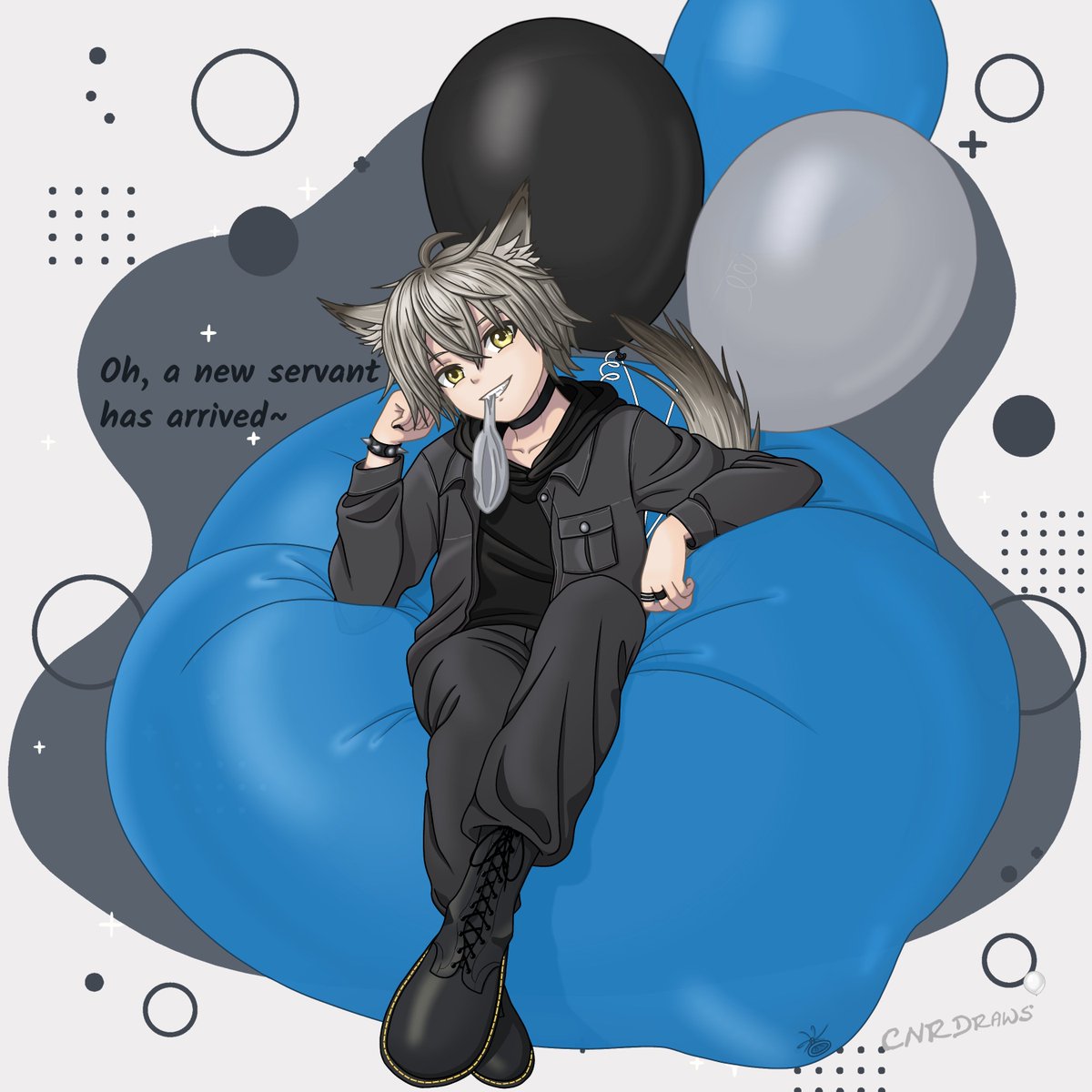CNRDraws's tweet photo. Hey!
A new commission done! This is a friend's OC, his name is Jarl, he's here to get more servants to make them blow up more balloons for him! Because we always need more balloons!

I hope you'll like it!

#illustration #balloon #looner #loonerboy https://t.co/tG4blD40oP