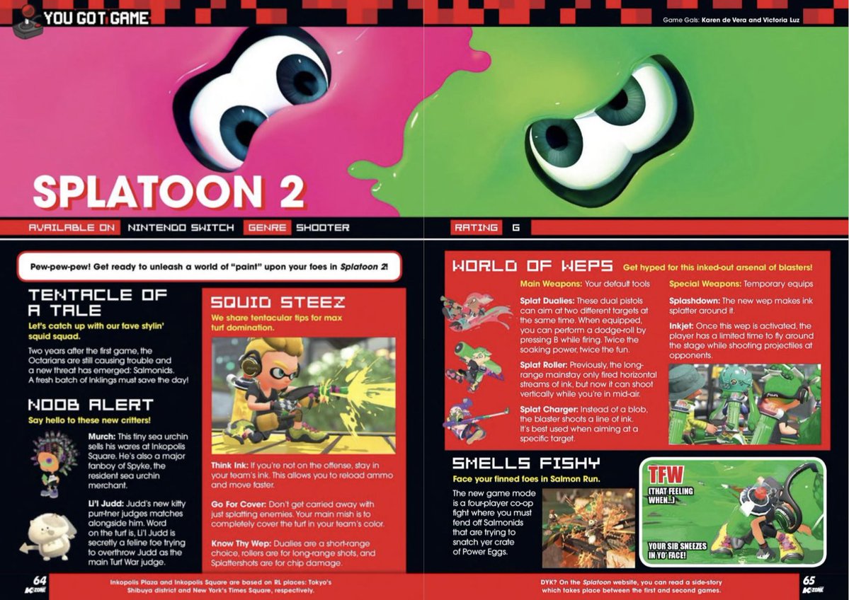 nlmediarama's tweet image. ...and I forgot LOL! The game I played on my Switch! #Splatoon2 #Splatoon