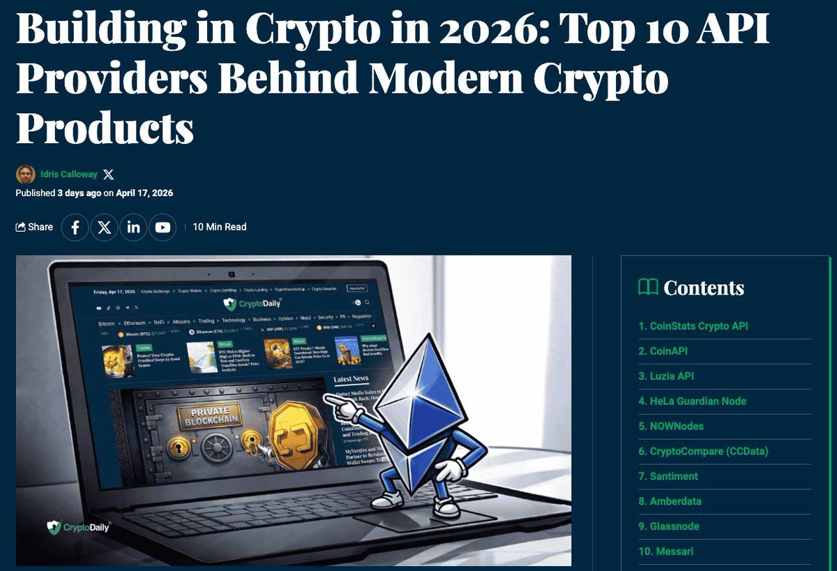 CoinAPI.io tweet media