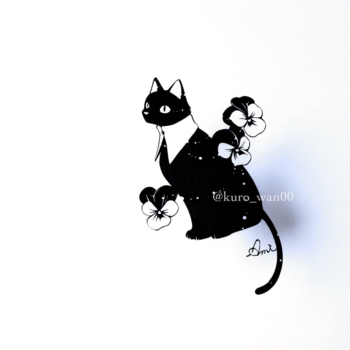 切り絵作家 Ami (@kuro_wan00) / Posts / X