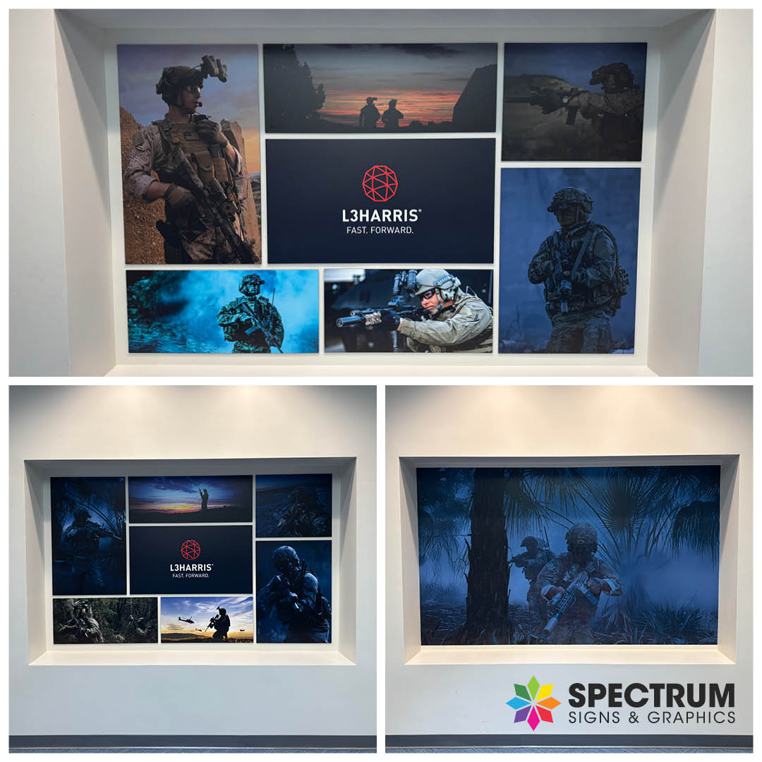 SignsSpectrum's tweet image. Branding that evolves with you.

This L3Harris interior signage uses interchangeable components, making updates easy while keeping the space consistent, on-brand, and engaging.

Learn more: zurl.co/PJLo3 

#SpectrumSigns #InteriorSignage #BrandVisibility
