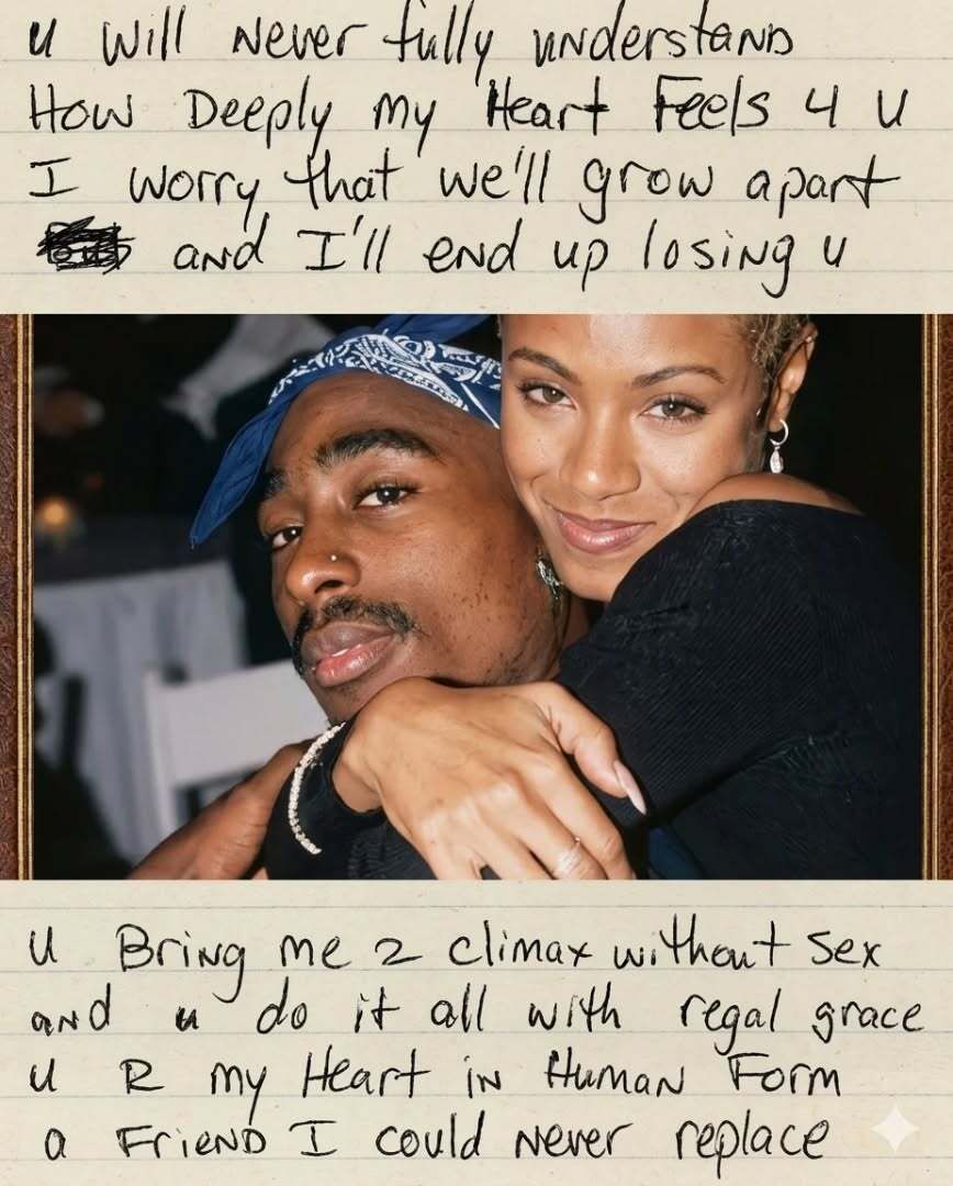 Tupac's deeply personal poem dedicated to Jada Pinkett