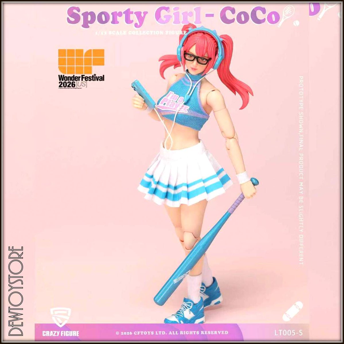 DewToyStore's tweet image. ⭐ [𝗣𝗿𝗲-𝗼𝗿𝗱𝗲𝗿] Crazy Figure CFToys 1/12 Scale Action Figure - Sporty Girl Yoyo (Wonderfest'26 WF26 Exclusive Ver.) ⭐️

ohmyprimus.com/czfsgyoyw26.ht…

#ohmyprimus #dewtoystore #actionfigures #actionfigure #cftoys #crazyfigure #sportygirlyoyo #wonderfest26