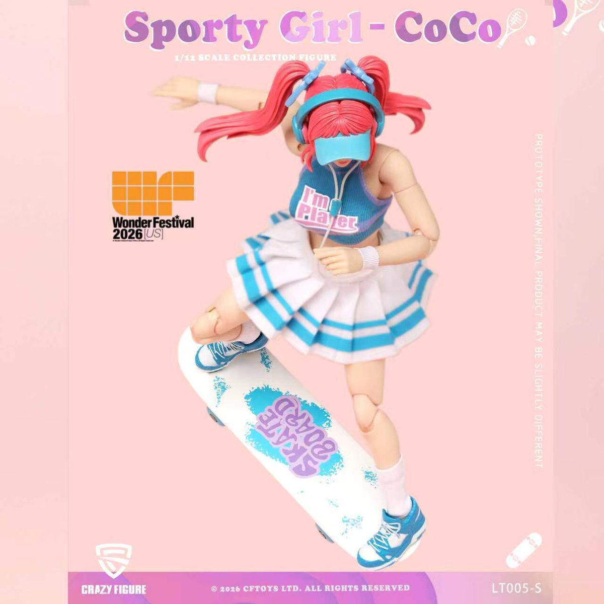 DewToyStore's tweet image. ⭐ [𝗣𝗿𝗲-𝗼𝗿𝗱𝗲𝗿] Crazy Figure CFToys 1/12 Scale Action Figure - Sporty Girl Yoyo (Wonderfest'26 WF26 Exclusive Ver.) ⭐️

ohmyprimus.com/czfsgyoyw26.ht…

#ohmyprimus #dewtoystore #actionfigures #actionfigure #cftoys #crazyfigure #sportygirlyoyo #wonderfest26