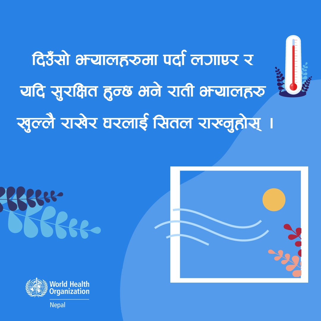 WHO Nepal tweet media