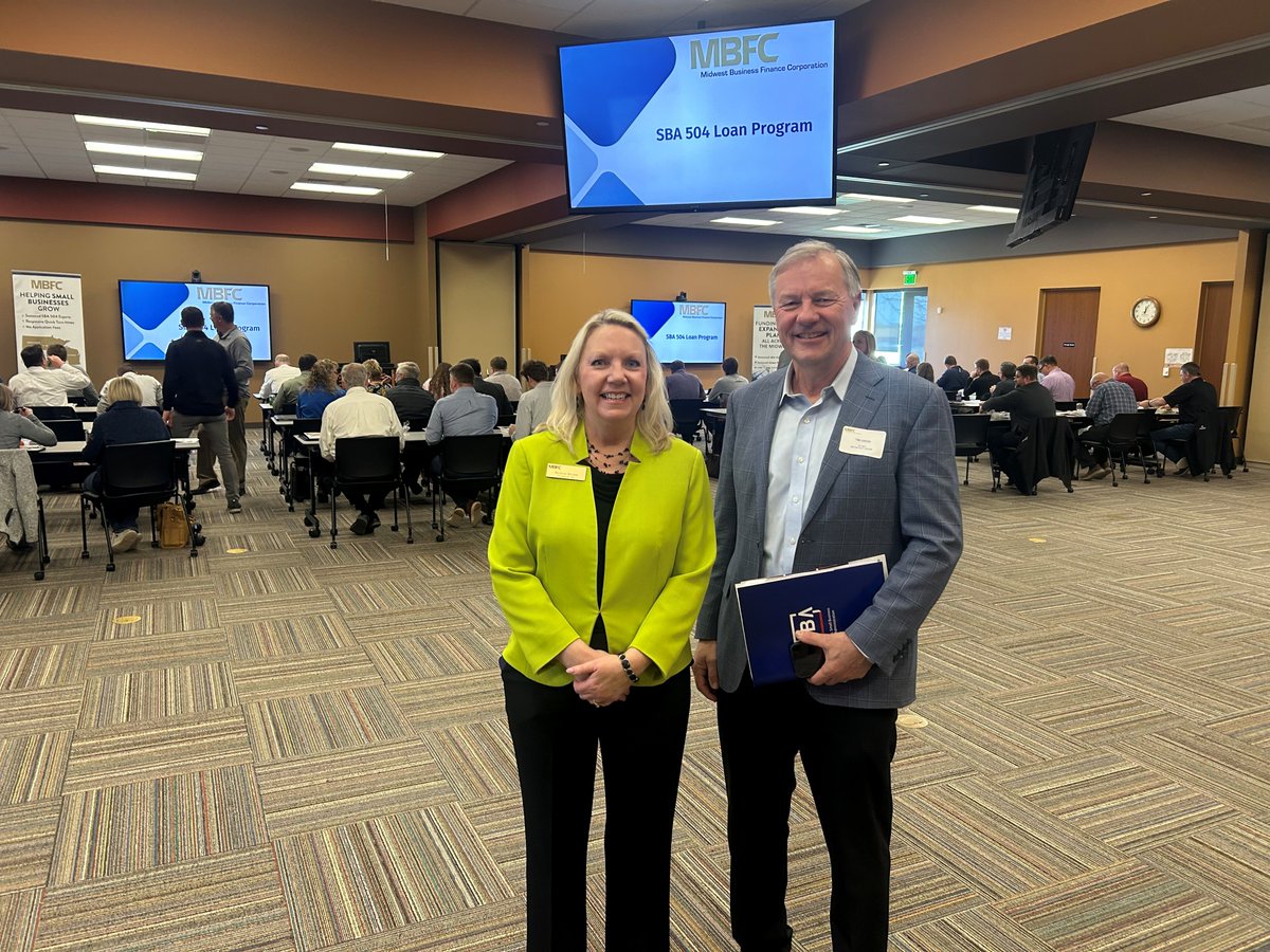 sba_minnesota's tweet photo. SBA Minnesota District Director Tim Green joined 50 lenders in Sartell for the 2026 MBFC SBA 504 Loan Program training, highlighting how SBA tools and the 504 program drive business growth and expand access to capital across Minnesota https://t.co/Jbd5YS8UQA