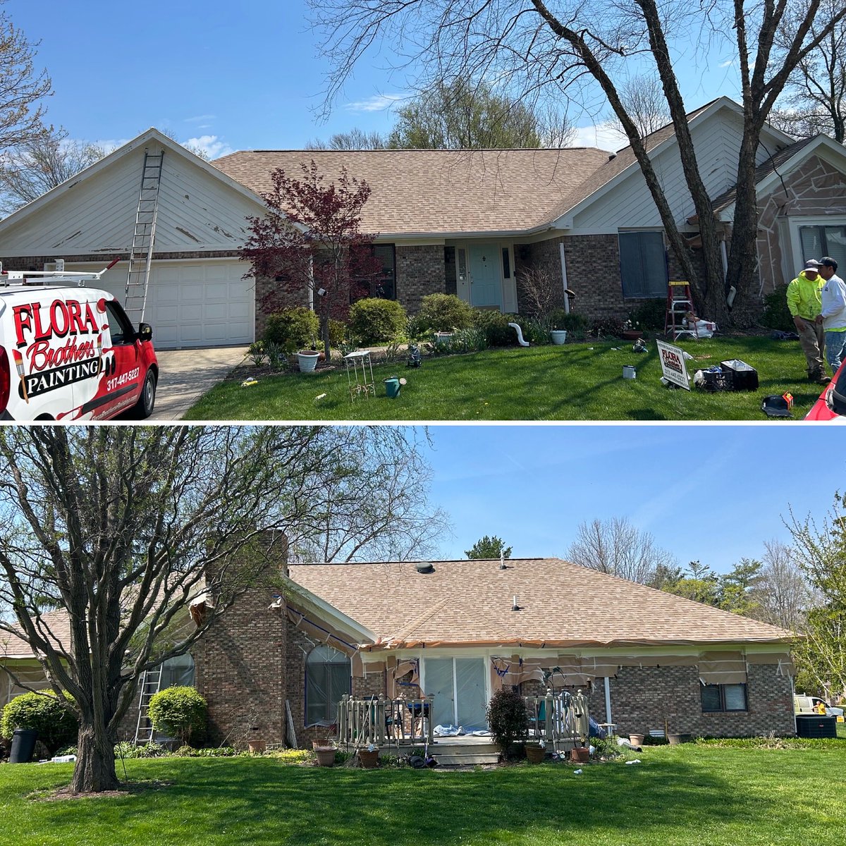 Florabropaint's tweet image. Avon, we’re hard at it 💪
Our team is painting homes in your neighborhood this week!

If you’ve been thinking about it… don’t wait until the schedule fills up!

📞 317-447-5227

#exteriorpainting #homerefresh #teamfbp #avonindiana #localbusiness