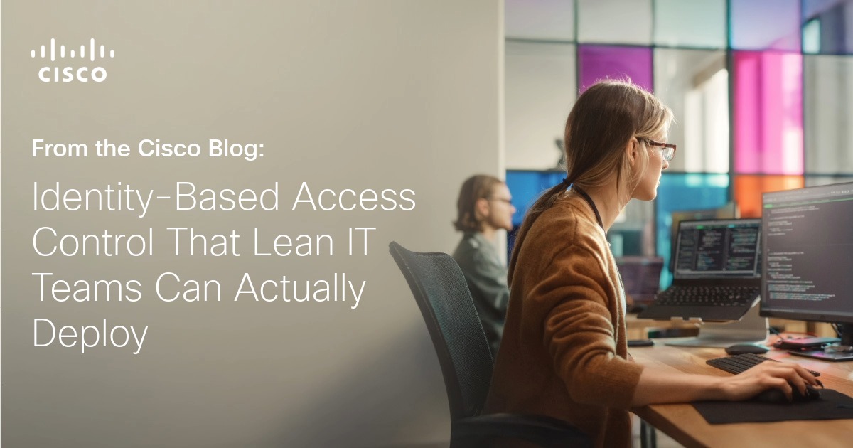 resolutionltd's tweet image. This article explains how Cisco Access Manager changes that for Meraki-managed networks.

Read the article: blogs.cisco.com/security/cisco…  

#CiscoMeraki #SecureAccess #ZeroTrust #NAC #CiscoAccessManager #ReSolution
#IdentitySecurity #NetworkSecurity #CloudManaged #UKTech