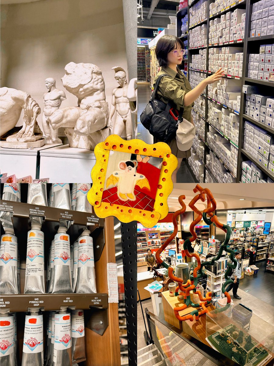 monmermm's tweet photo. ไปเปิดประสบการณ์ที่จีนเมื่อปีที่แล้ว 🇨🇳
ตั้งใจไปส่องร้านเครื่องเขียนโดยเฉพาะ

อุปกรณ์สายศิลปะของครบมาก! 💖
สายคอนเทนต์ก็มี สาย Artist ก็มี
แบรนด์ให้เลือกเยอะกว่าไทยสุด ๆ

อยากไปอีกรอบ😭

พิกัด: ร้านเครื่องเขียนแถวมหาลัยศิลปะปักกิ่ง
Central China Academy of Fine Art | 中央美术学院 https://t.co/1zWKtcnoX5