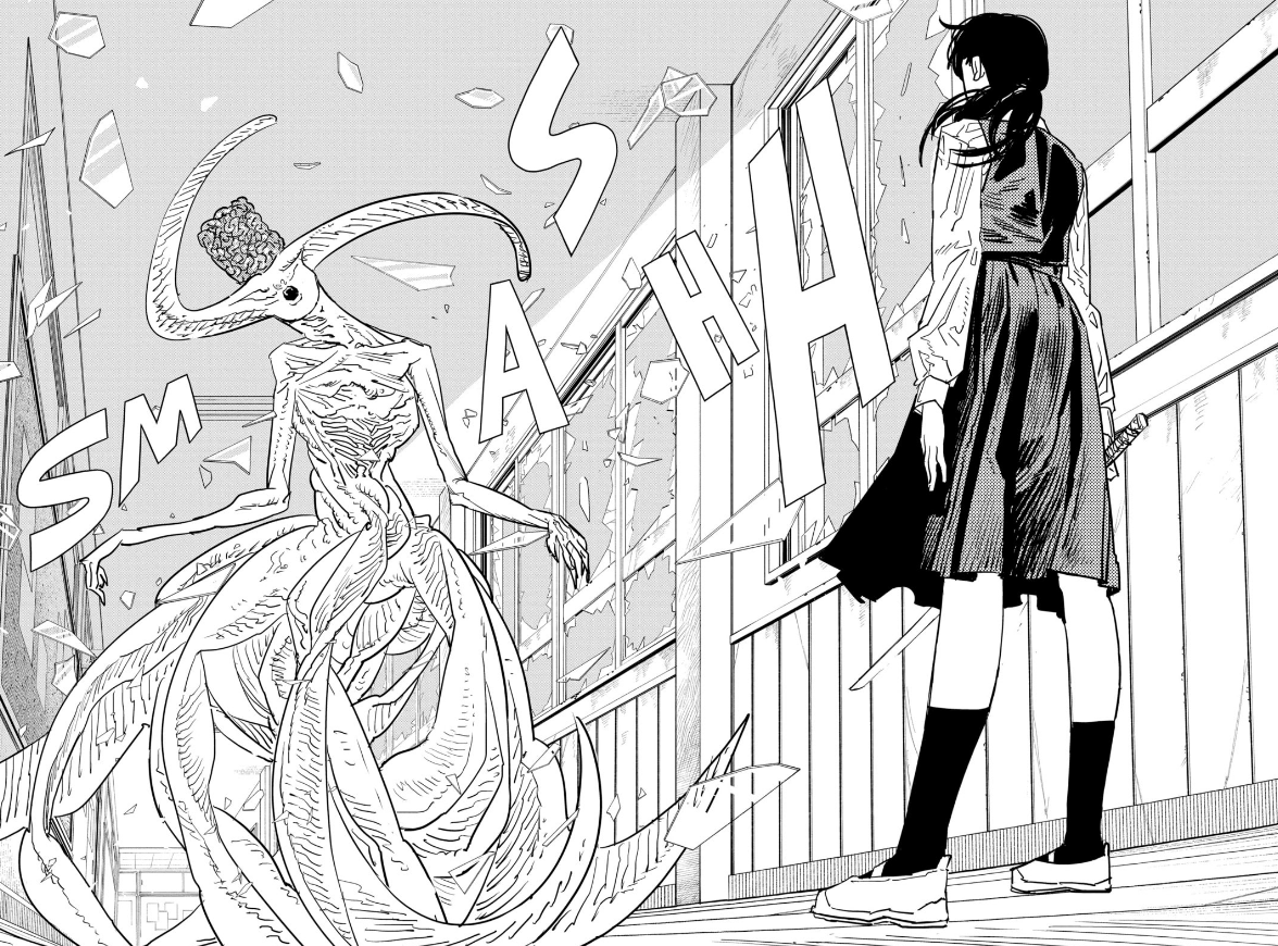 Sn1perWaifu's tweet image. Daily dose of #reading #manga done for the day with Chainsaw man chapters 103-108 where Denji's identity as chainsaw man is under threat but he doesn't seem to care plus these new characters build up more of there story as more devils consume📚