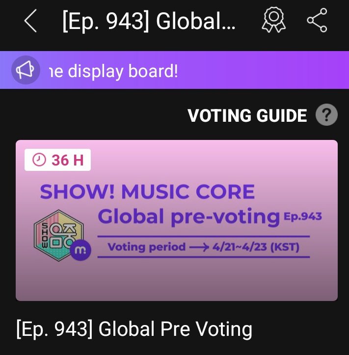 Epi 943...no one can win this episode but TXT 

Let's go MOAs!!!