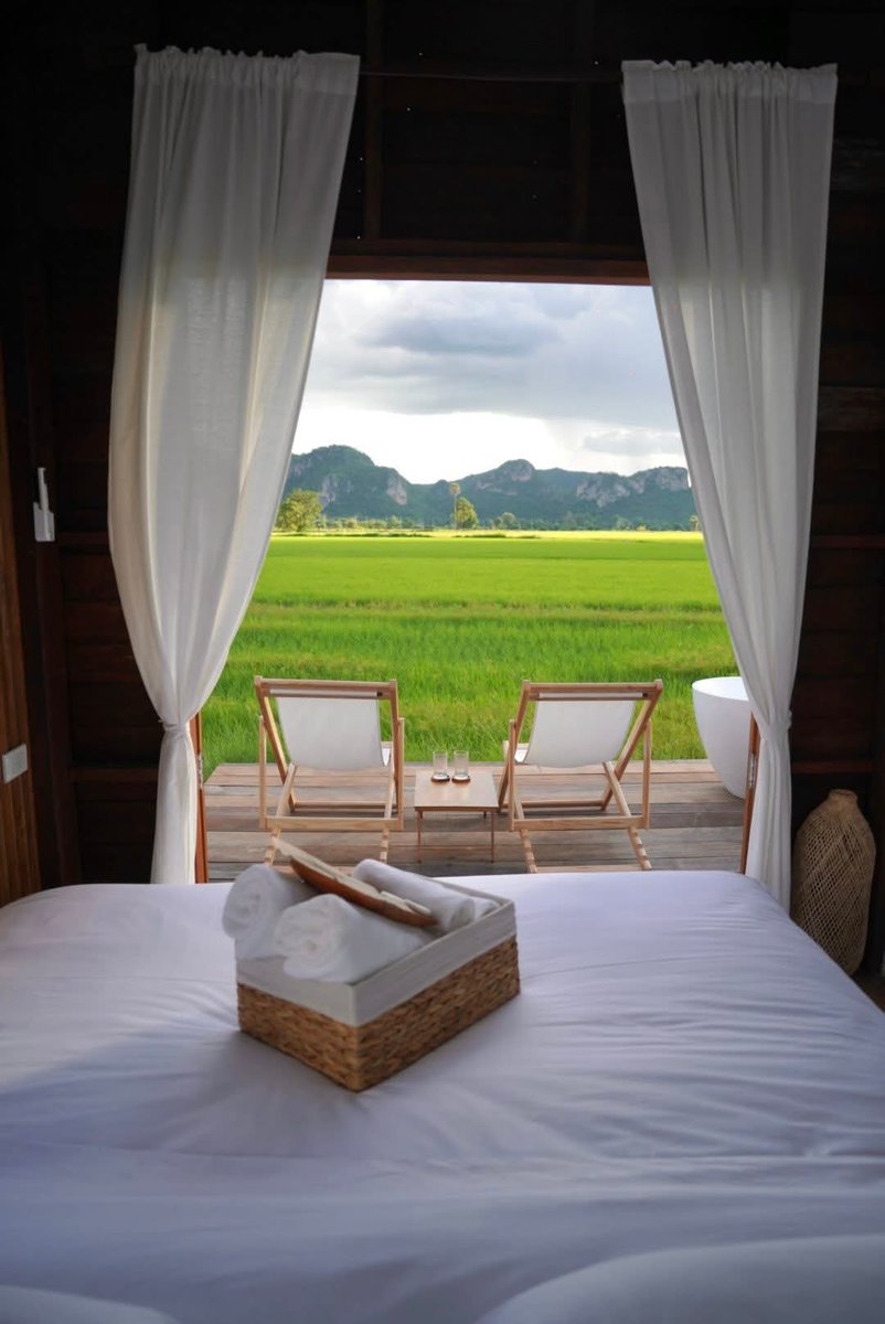 mylady_bf's tweet image. ใครชอบฟีลธรรมชาติสงบๆ อยู่กับภูเขา นาข้าว
เป็น Pastoral Vibe ที่ดีมากๆ
หาเพื่อนที่ชอบแนวนี้ไปพักผ่อนชิลๆ &amp;amp; Outdoor ด้วยกันครับ พักที่นี่เลย💜
#คู่แท้ #หาคู่ออกทริป #Outdoor