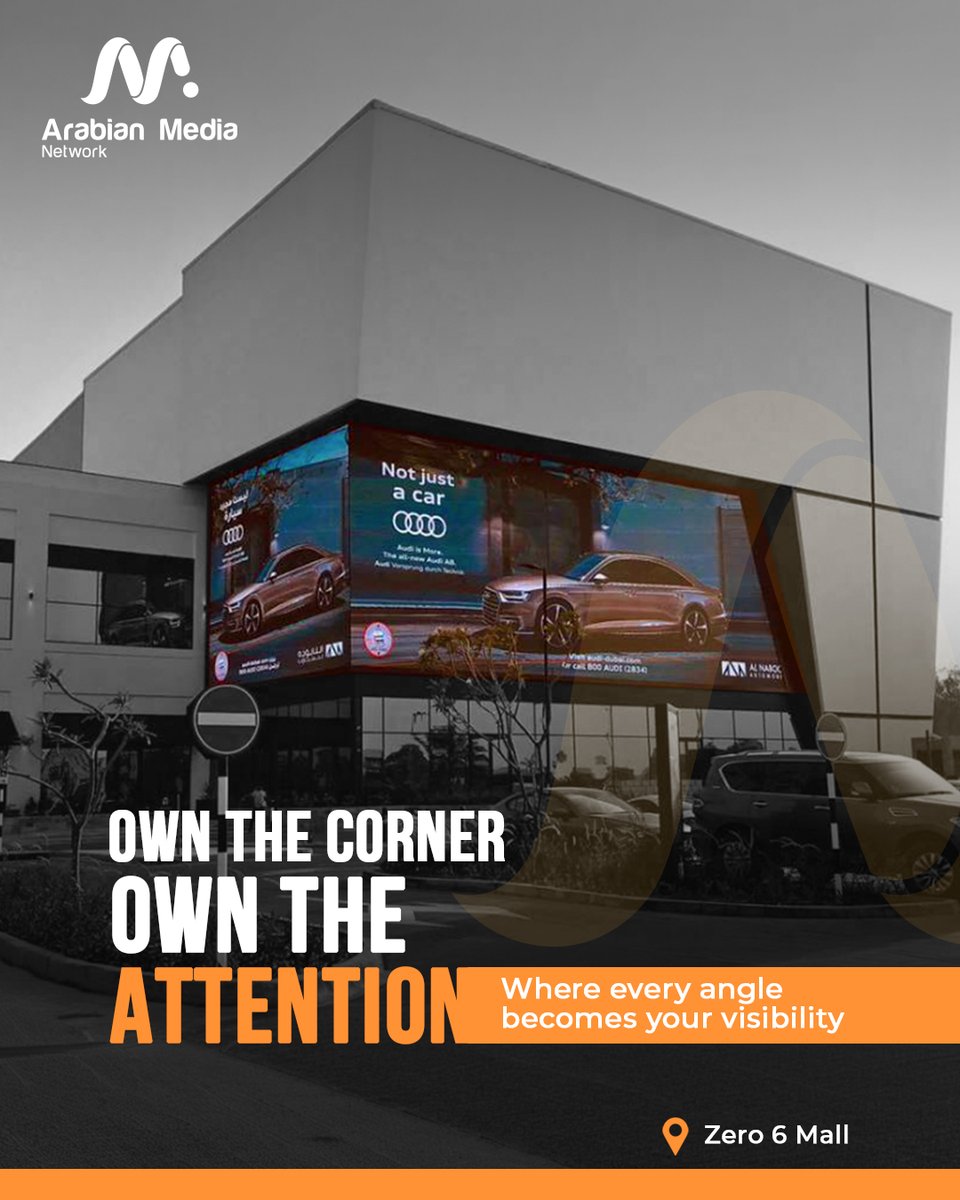arabian_mn's tweet image. Own the corner. Own the attention.
Turn high-traffic locations into high-impact visibility.
Because your brand deserves to be seen from every angle.
📍 Zero 6 Mall
 Let your presence dominate, not just exist

#OutdoorAdvertising #BrandVisibility #ArabianMedia
