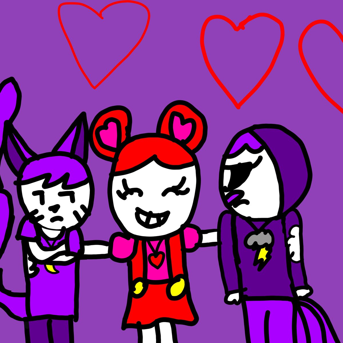 BeckLuiza24650's tweet image. my purple friends
#smilingcritterAU #poe #catnap #bobbybearhug #nightmarecritters #pupple