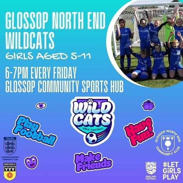 glossopfootball's tweet image. Wildcats (girls age 5-11) &amp;amp; Squad Girls (11-16) both return to the #Glossop Community Sports Hub this evening, 6-7pm!

Come and join us! Book below, or just turn up:

Wildcats: …rth-end-community-club.sumupstore.com/product/wildca…

Squad Girls: …rth-end-community-club.sumupstore.com/product/squad-…

#HerGameToo #BestWeCanBe #LoveTheGame
