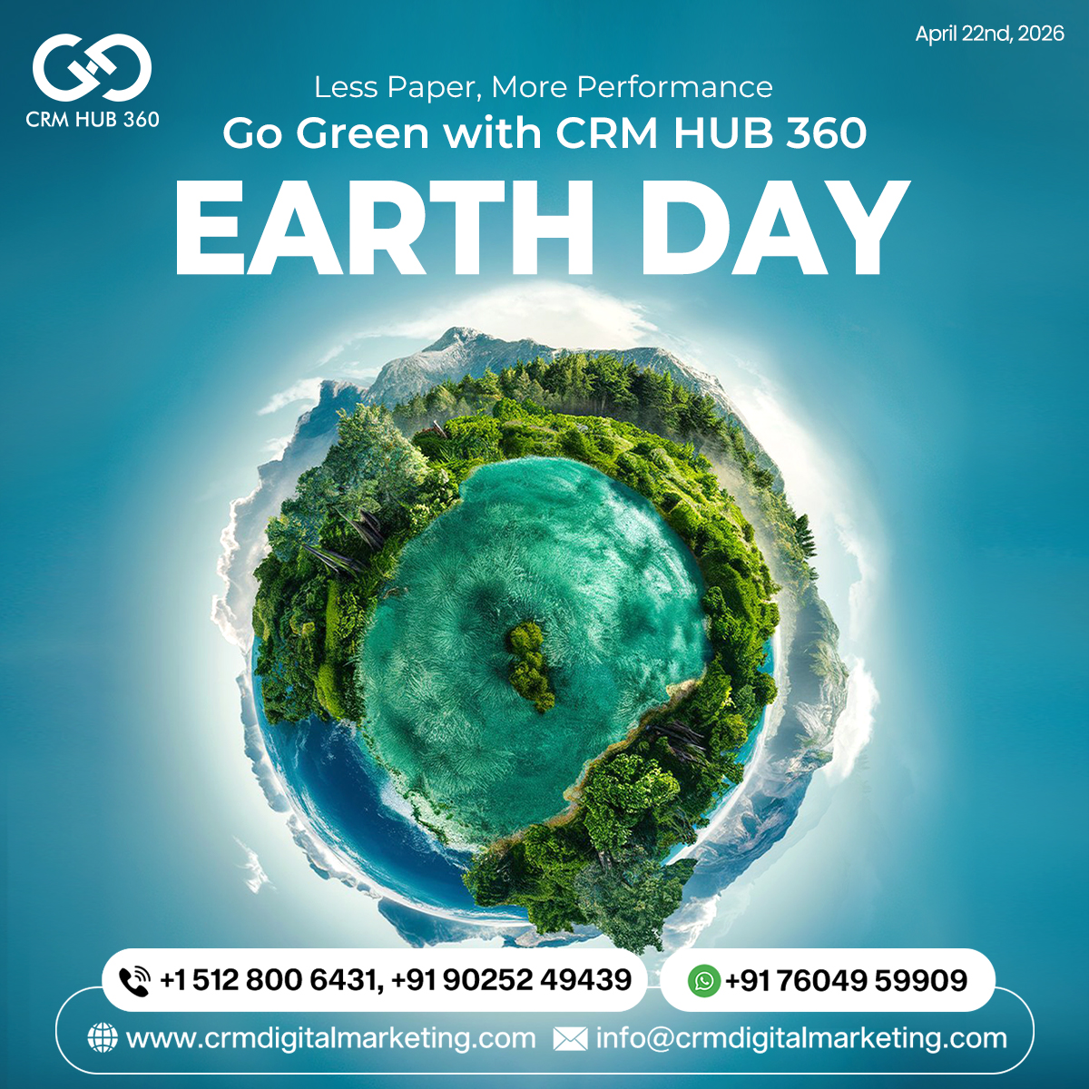 crmhub360's tweet image. Less Paper, More Performance #CRMHub360 #CRM #DigitalTransformation #PaperlessOffice #BusinessEfficiency #CustomerManagement #WorkflowAutomation #CustomerInteractions #BusinessGrowth #SmartBusiness #LeadManagement #SalesAutomation #Productivity #DigitalBusiness #EcoFriendly
