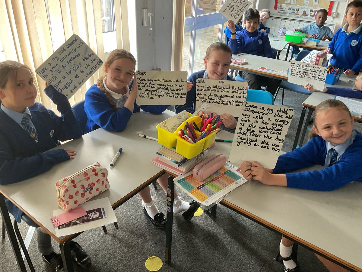 StJosephsCP's tweet image. 5R blew my socks off today with their writing! They also really impressed me when identifying the grammar techniques that I had included in my 'example write'! #English
