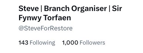 Steve | Branch Organiser | Sir Fynwy Torfaen tweet media