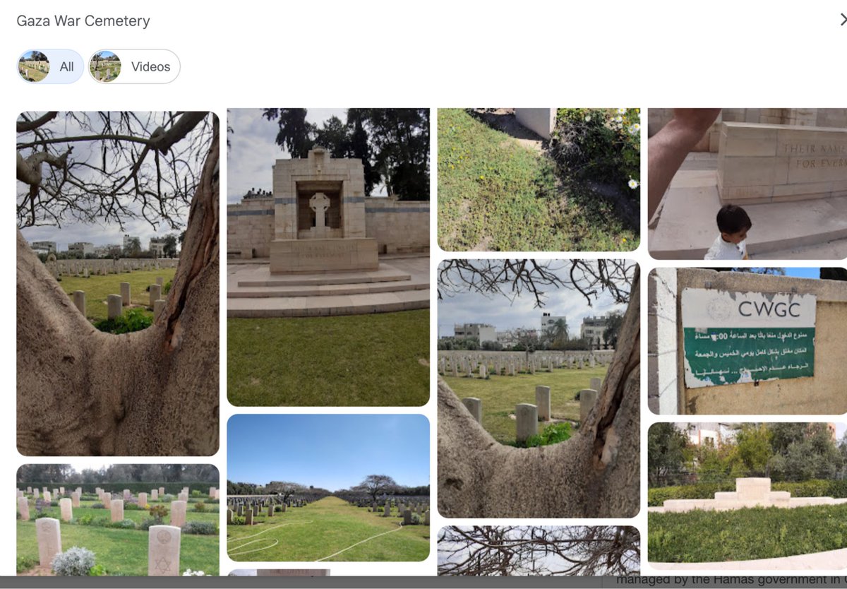maggie_lavan's tweet photo. @XCkyro This was the Commonwealth War Graves cemetery in Gaza, lovingly tended for over 100 years by Palestinians.  Now reduced to rubble by Israelis. https://t.co/JG2rV3ZOt6