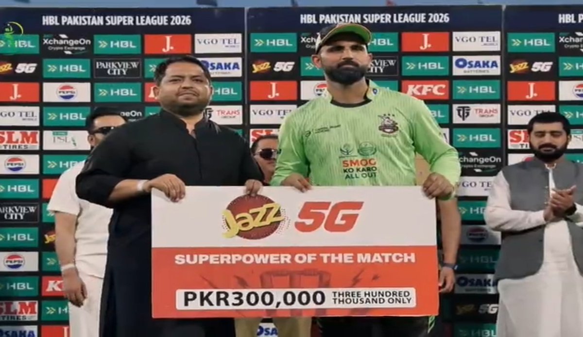 Player of the match and superpower of the match 💪🏻💪🏻