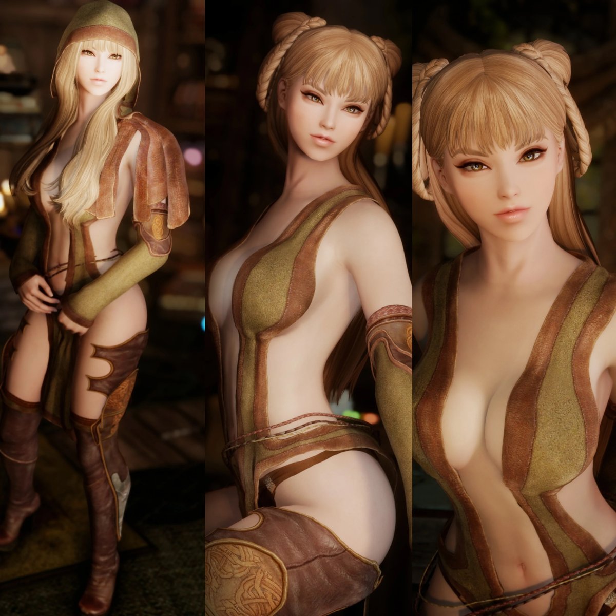 Skyrim Sarah and Cybele - Xtudo tweet media