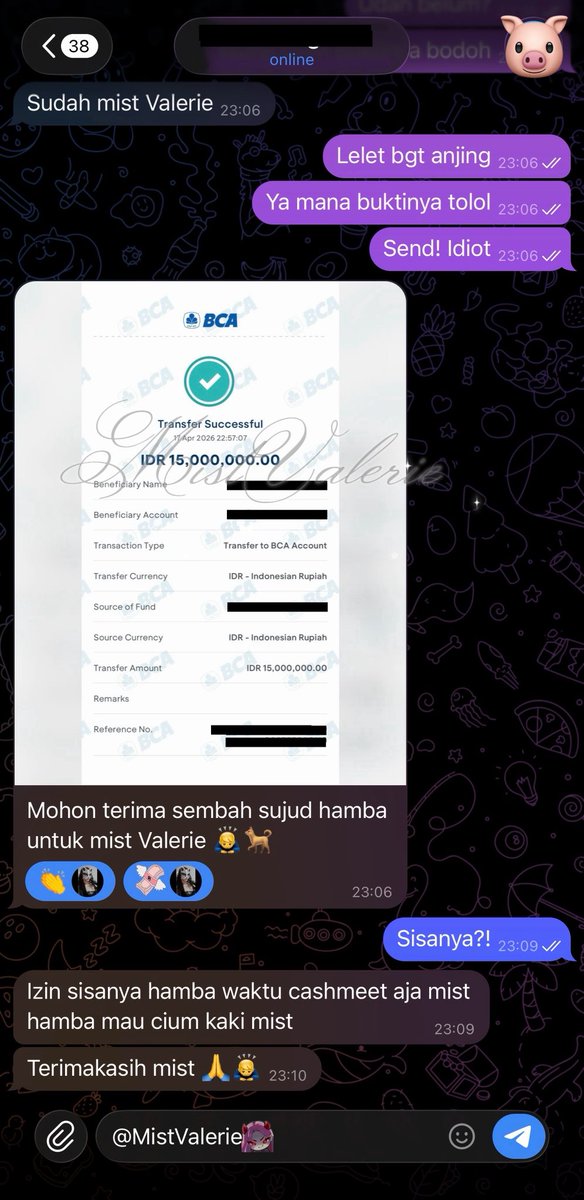 MistValerie's tweet photo. Look at these brainless paypigs lmao 🤣 Only alive to get drained 💀 • Findom https://t.co/5TS2TVzeLw