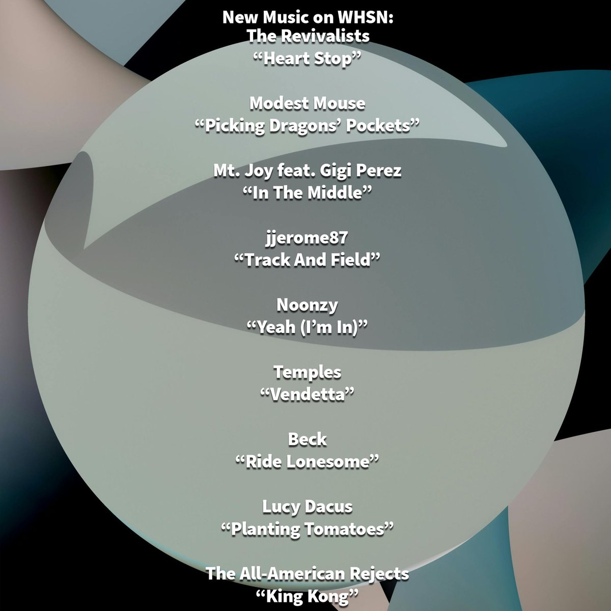 WHSN's tweet photo. New Music on WHSN https://t.co/1lIvlkGvuj