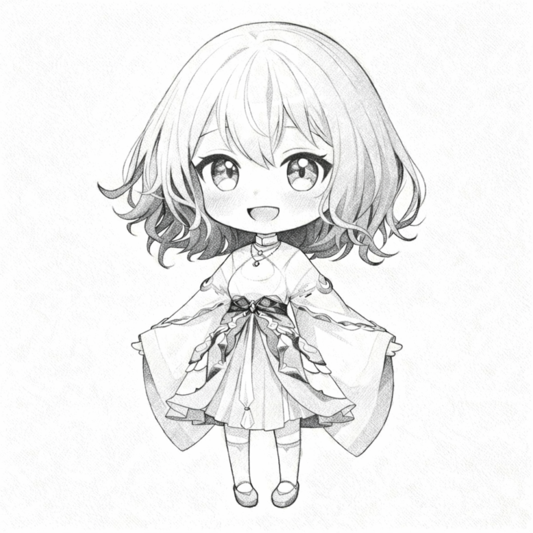 runapoyo111's tweet photo. ちびルナポヨの鉛筆画
リスナーさん、ありがとう😭
（AIじゃないよ） https://t.co/X05sCPvPiH