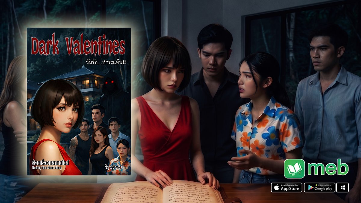 Echocaststories's tweet image. [Teaser : วันรัก...ชำระแค้น]
Chapter 05 : อยู่ไม่ได้!!
.
มัสวีค้นพบสมุดลงทะเบียนของรีสอร์ตระบุว่าคู่รักที่เข้าพักยังบ้านหมายเลขหนึ่งก็คือญาณิสากับพาทิต
.
#นิยาย #ฆาตกรรม #valentines #thriller #podcast
.
&amp;gt;&amp;gt;link MEB จ้าาา&amp;lt;&amp;lt; : bit.ly/Darkvalentines