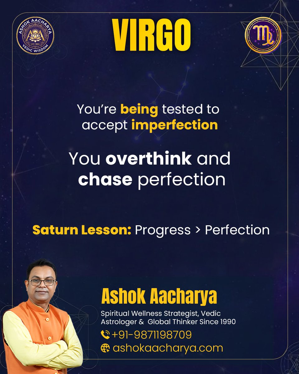 AshokAchaarya's tweet image. Every delay, every challenge, every lesson—it’s all shaping the strongest version of you.

👉WhatsApp Number.. +91-9871198709

👉Website – ashokaacharya.com

#SaturnLessons #ZodiacSigns #AstrologyInsights #SpiritualGrowth #SelfAwareness