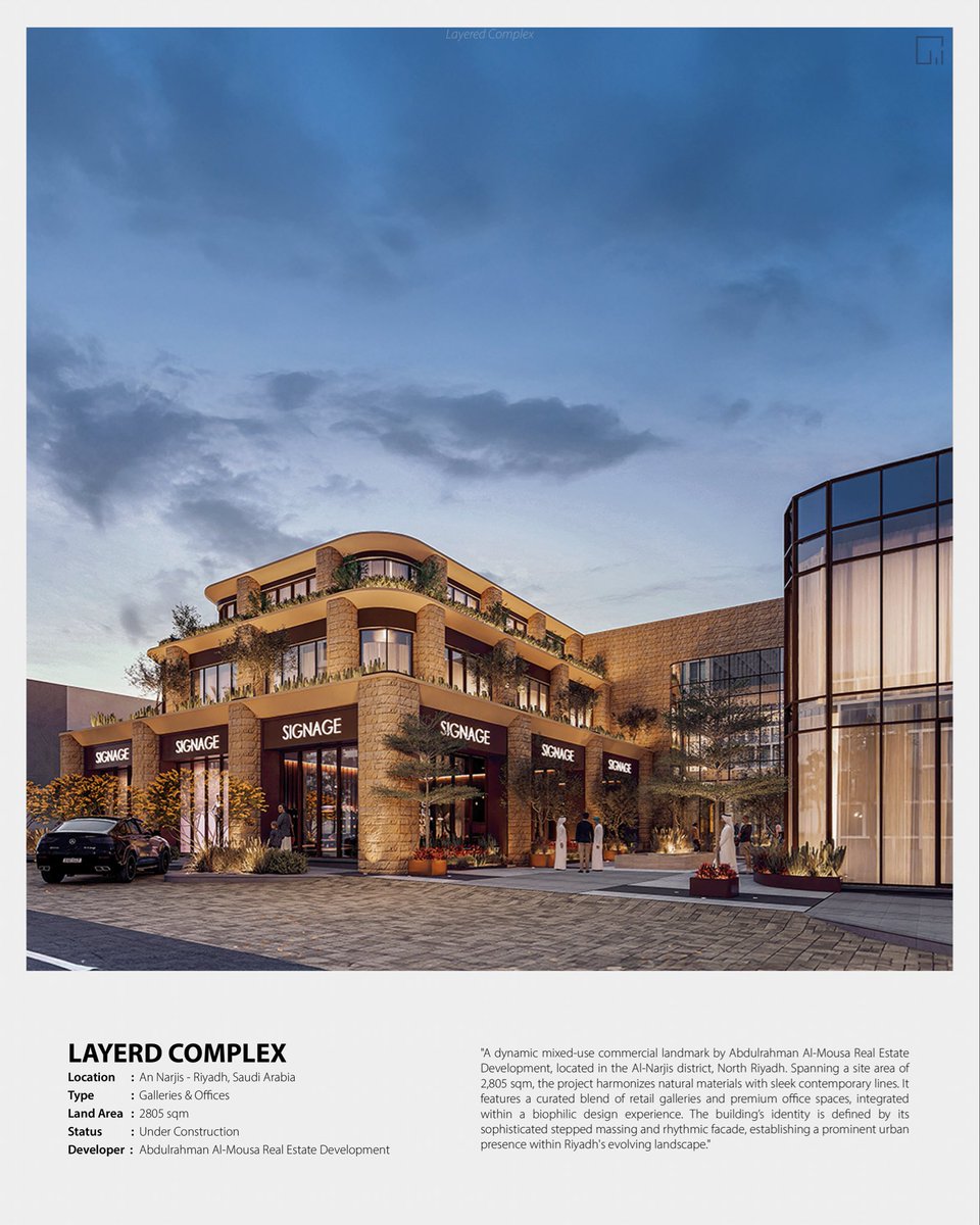archmmansour's tweet photo. Layerd Complex

الريـاض •• النـــرجس
مَعارض - مكاتــب
٢٨٠٥م٢ 
تحت الإنشــاء
المطور: مؤسسة عبدالرحمن الموسى للتطوير العقاري https://t.co/7sxYtWpzQg