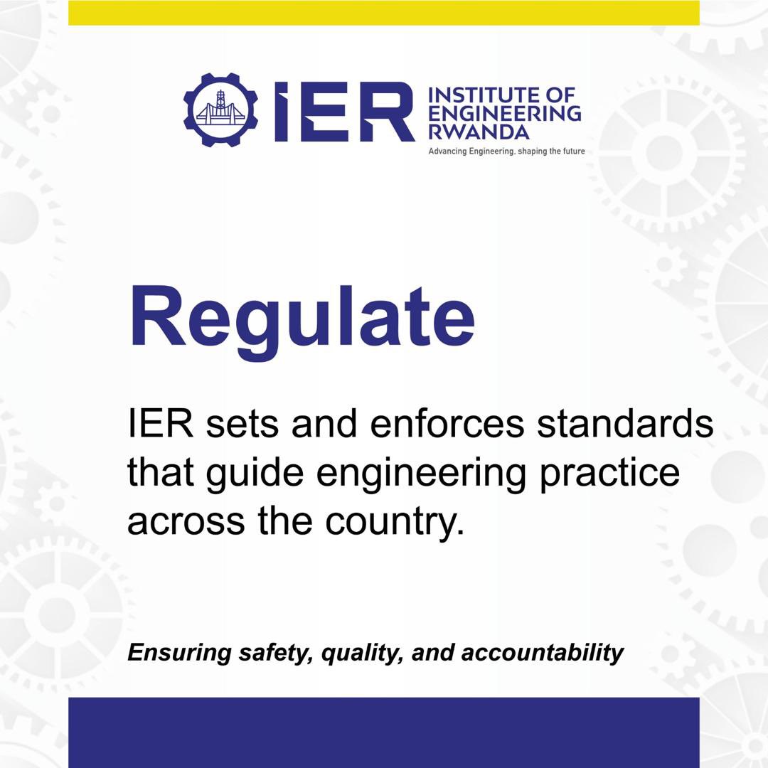 RwandaEngineers's tweet photo. What does Institution of Engineering Rwanda do?

✔️ Register engineers
✔️ Regulate the profession
✔️ Support career growth
✔️ Provide continuous training

Ensuring engineering in Rwanda is safe, ethical, and impactful.

#ier #EngineeringRwanda https://t.co/DT5MWg9uj9