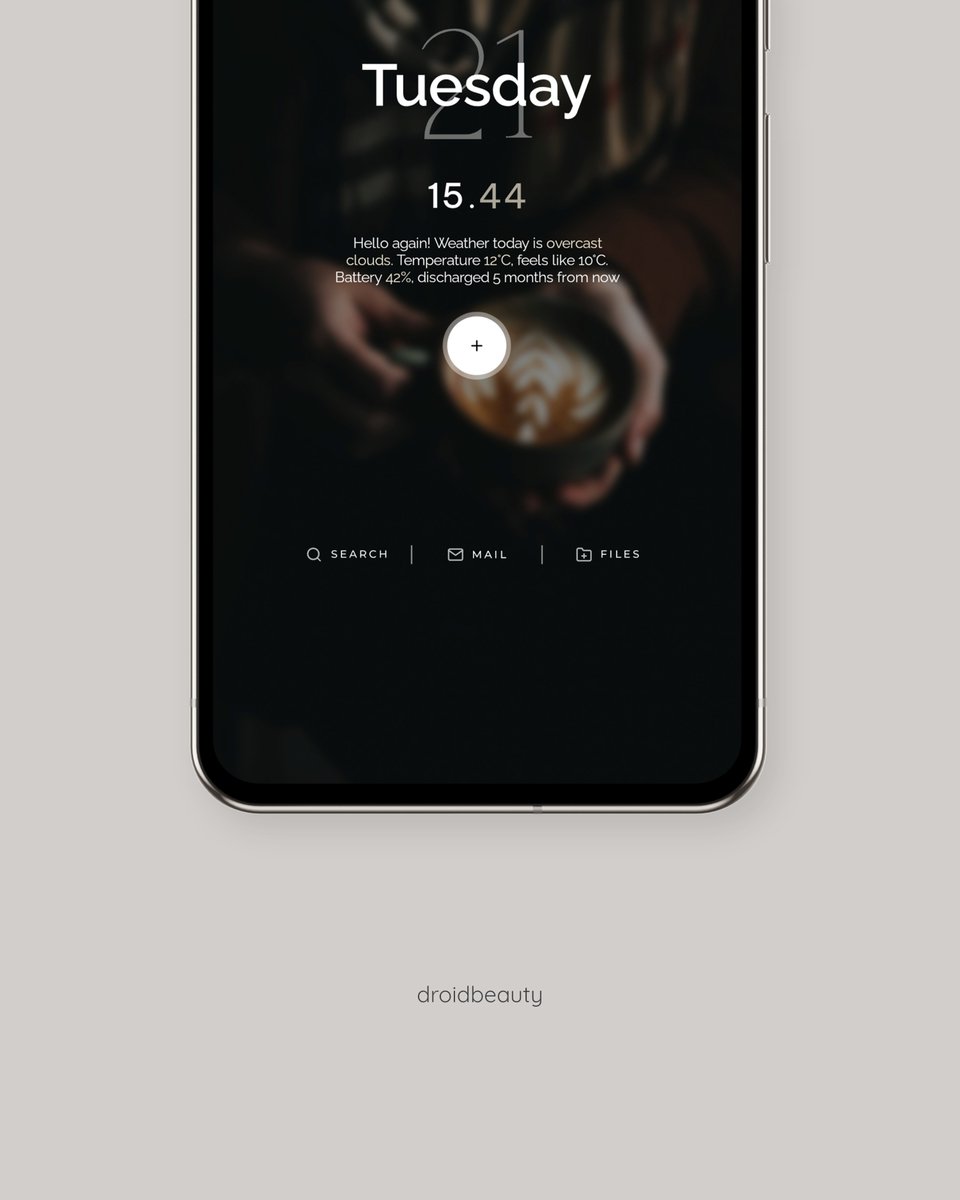 droidbeauty's tweet image. Brew ☕

Just a little setup cause I like coffee related photography  👌🏻

Widgets from Koda for Kustom
→ bit.ly/KodaForKustom

#kwgt #theme #setup #ui #kustom #widget #minimal #homescreen #androidtheme #design #wallpaper