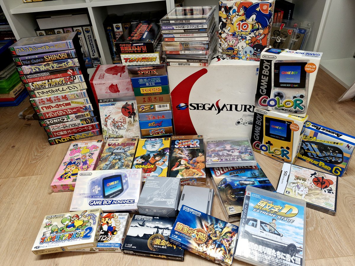 Games_Wave's tweet image. Les 1ers colis Retro 🇯🇵 arrivent...🤩
On prépare une petite sélection GBA 🇫🇷 pour le Restock en fin de journée.
Stay tuned.
gameswave.com
#retrogaming #SEGA #Nintendo #SuperFamicom #Okami #GameBoy #Megadrive #DBZ