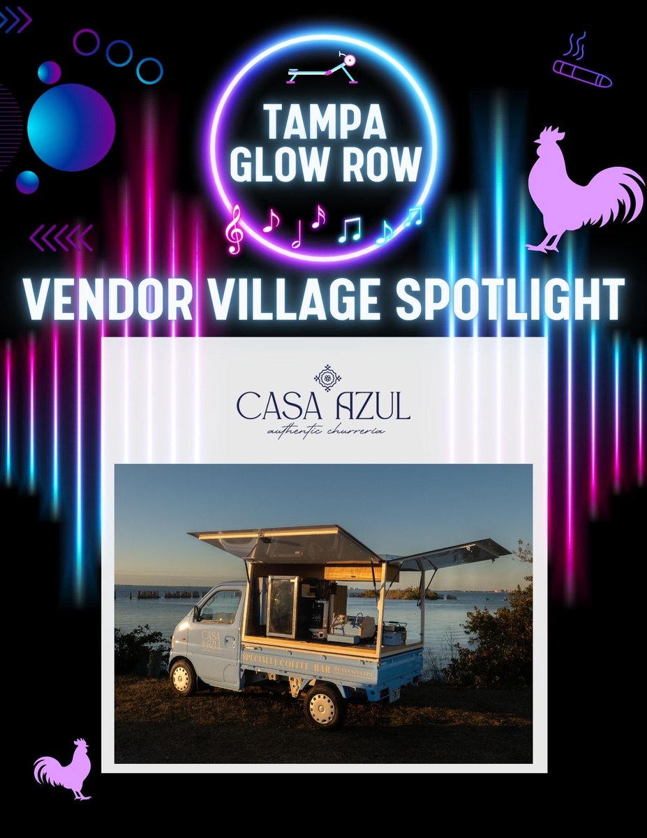 ProjectFocusUSA's tweet photo. The Tampa Glow Row is bringing more than just the vibes through music and dance, we’re also spotlighting amazing local businesses &amp; organizations through our Vendor Village 🔥

Stop by and support the incredible vendors helping make this event top notch!

SEE YOU ON 4/25 https://t.co/23F2M82D1p