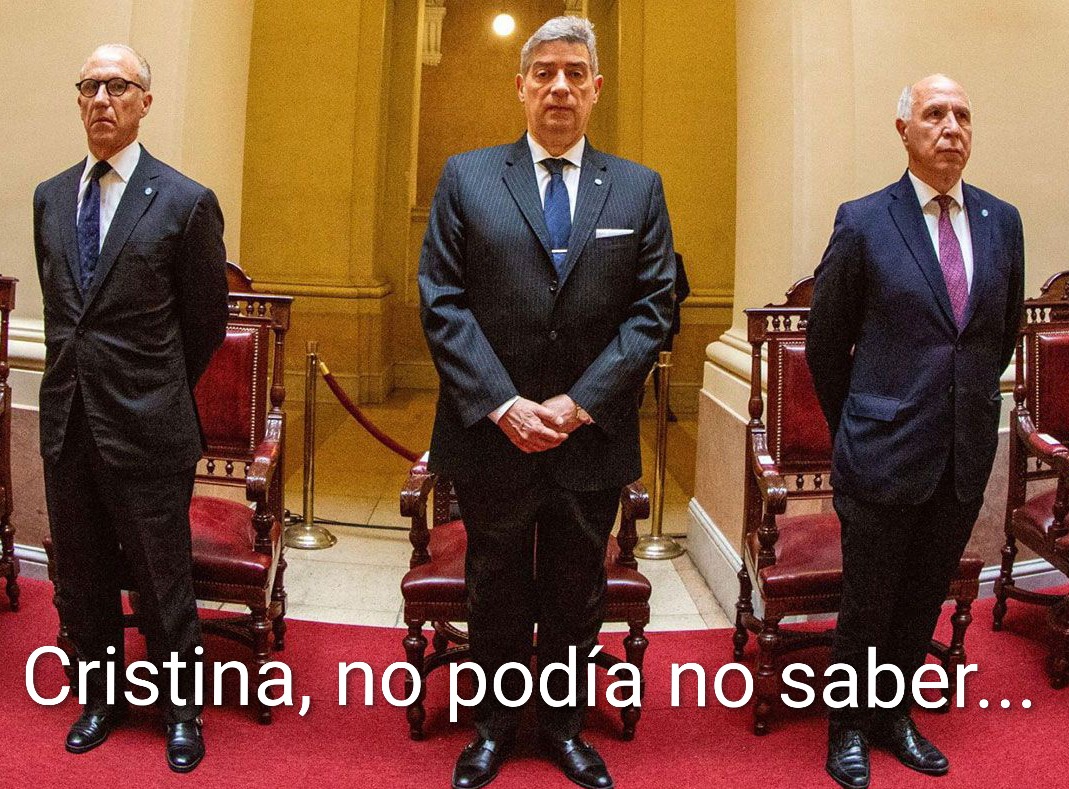 #CristinaEsInocente
Hay que anular el fallo de la CSJN que condena a Cristina sin fundamentos.