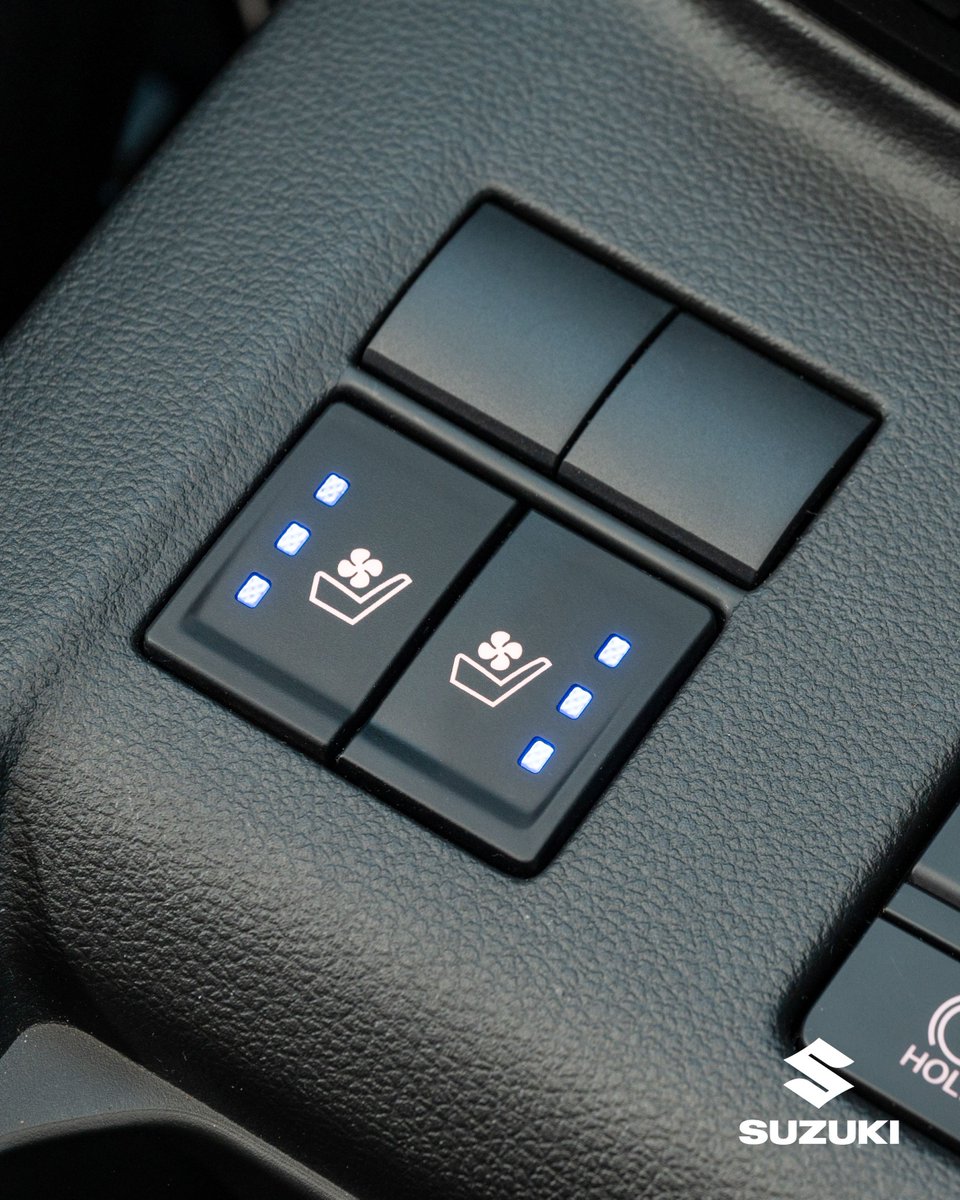 Suzuki_ZA's tweet photo. Feeling cool in the driverβs seat π€ literally being cool in the driverβs seat
Just another way to #MoveBetweenWorlds with ventilated front seats in the Suzuki Across GLX. βοΈπ
#SuzukiSA https://t.co/PXP6xbpVjA