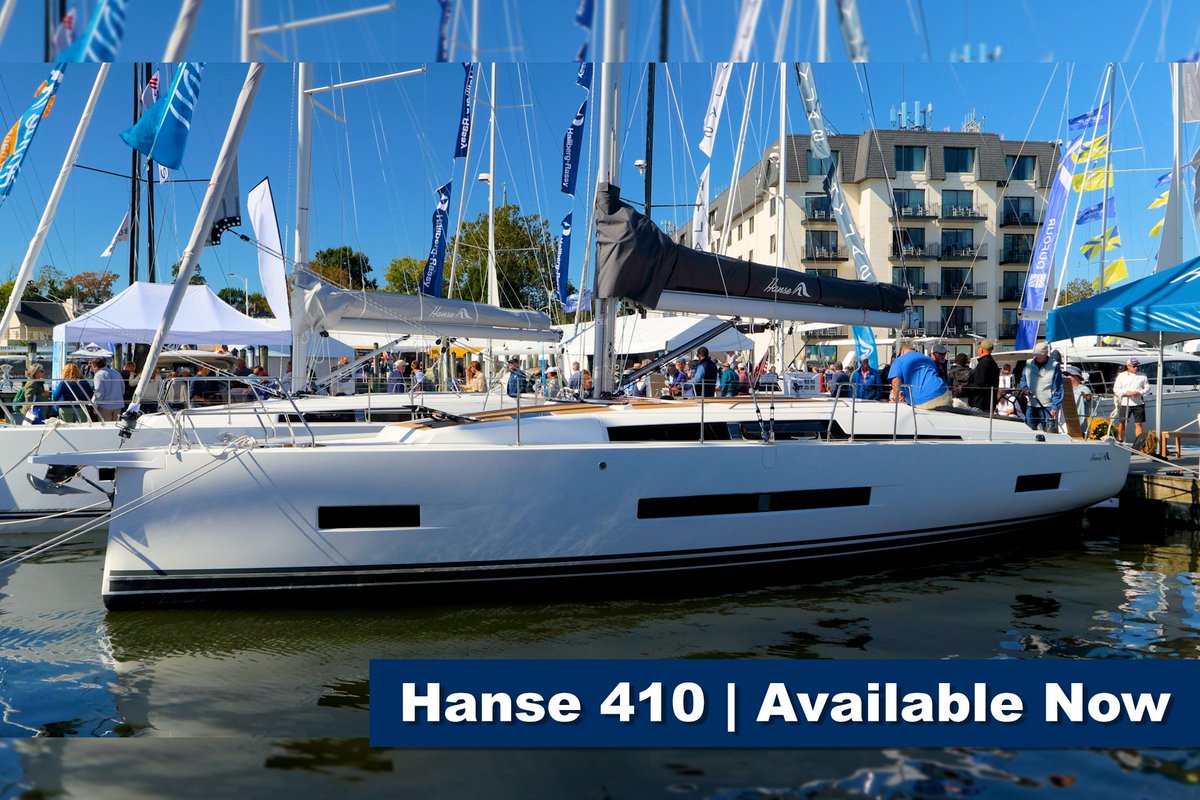 McMichaelYards's tweet image. AVAILABLE NOW
The Hanse 410 is a family cruiser designed for modern sailing. Bright three-stateroom, two-head layout with a well-appointed galley and inviting salon offers a comfortable, stylish retreat.
hubs.ly/Q04cTztp0
#hanseyachts #boating #sailing #boatsforsale