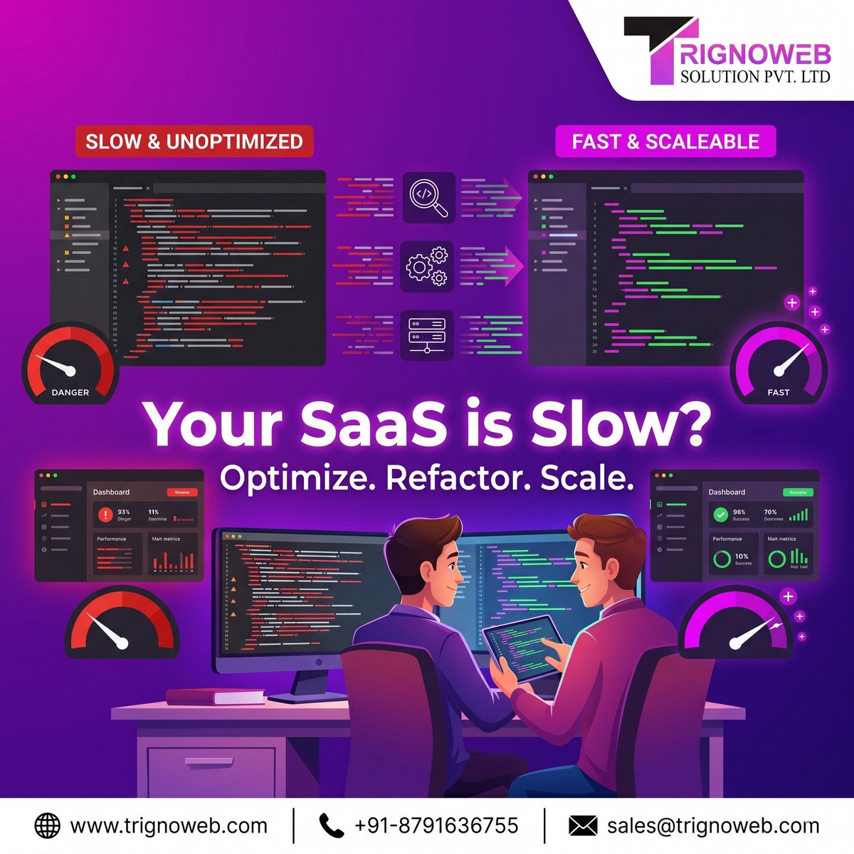 trignoweb's tweet image. Your SaaS isn’t slow because of traffic.

It’s slow because of code quality.

More devs won’t fix it.

Better architecture will.

Optimize. Refactor. Scale.

trignoweb.com

#SaaS #Startup #WebDev #Tech #ProblemSolver #AI #Application #DigitalIndia #ScaleApp #India #bug