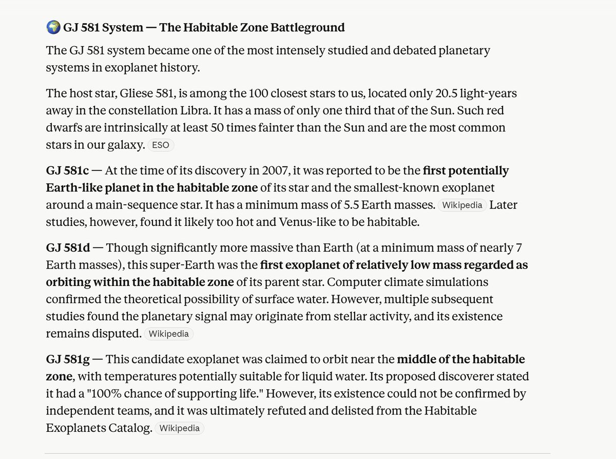 jkarpin2's tweet image. The GJ Exoplanet Catalog
👨‍💻👨‍💻👨‍💻

#astronomy #astronomer #astronomers #Astrophysics #astrophysicist #TESS #Python #exoplanet @claudeai #Claude @ai_anthropic