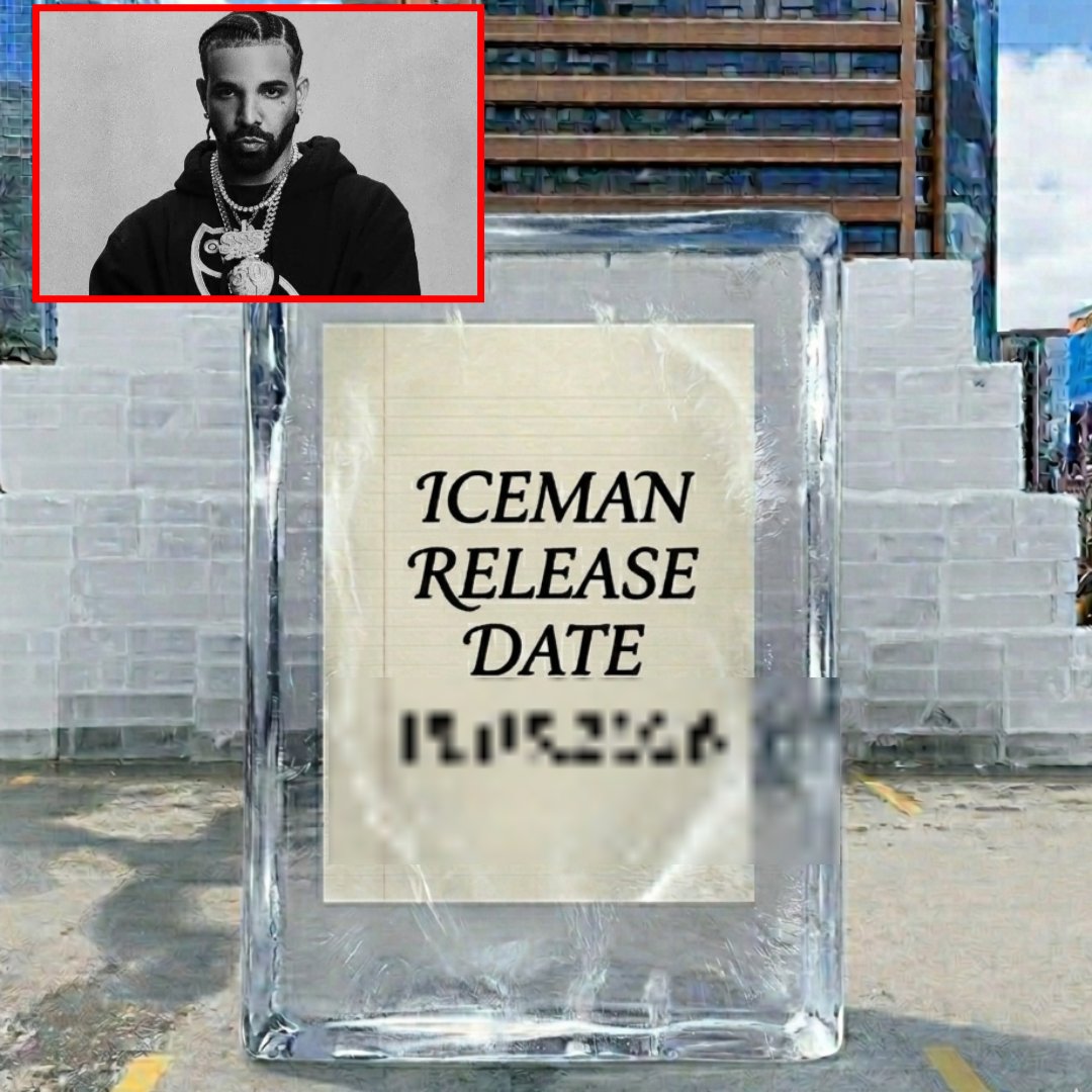Drake hide the ICEMAN release date inside a giant block of ice in ...