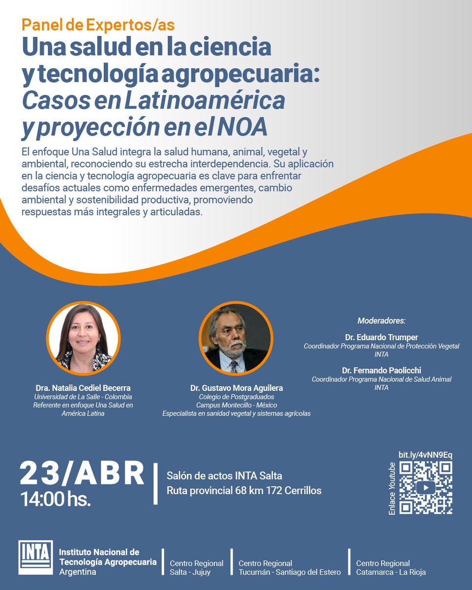 INTA. Planeamiento Estratégico. Región NOA. Jueves 23 14 hs. <a href="/intaargentina/">INTA</a>