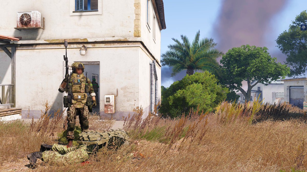 AkWxWho's tweet photo. Photo of a Chernarus Navy operative surfaced in Altis news.
"Our brave allied forces helped us battle FIA terrorists in Dorida"
Reported several tall smoke towers around the area from exploded military cargo vehicles https://t.co/8z4Nxh8Eya
