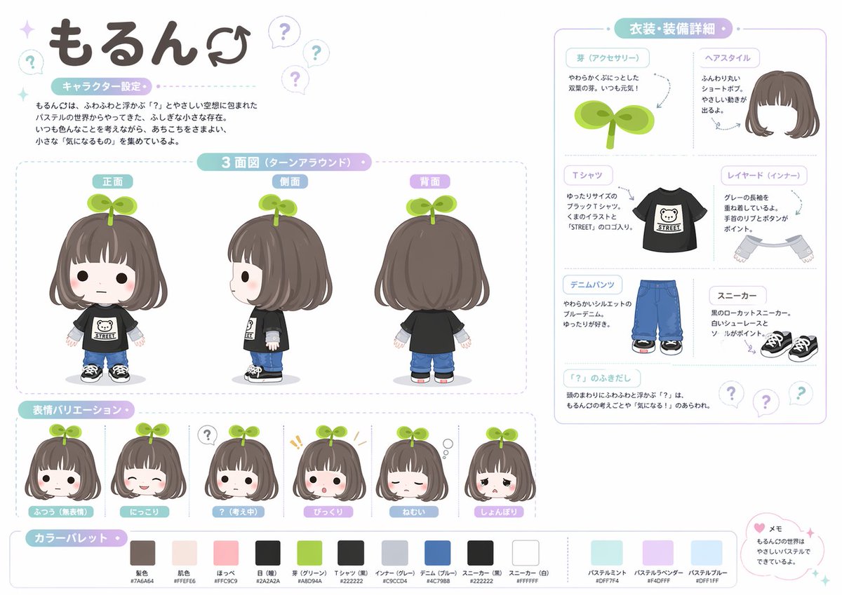 Morunn0308's tweet photo. お任せで作っ���もらったキャラシート可愛い https://t.co/7Aon8EvSFR