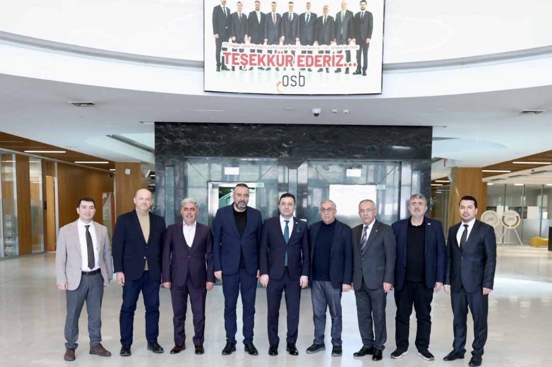 incesuOSB's tweet photo. Yönetim Kurulu Başkanımız İrfan Püsküllü, Yönetim Kurulu Başkan Vekilimiz Yılmaz Büyüknalbant ve Yön. Kur. Üyemiz Abidin Özkaya, 
Kayseri OSB Başkanı Mehmet Yalçın ve Yönetim Kurulu Üyelerine hayırlı olsun ziyaretinde bulundu. https://t.co/Rre11FoaCb