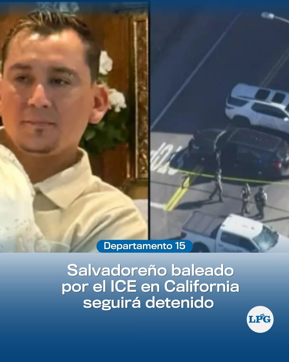 prensagrafica's tweet image. Juez ordena que el salvadoreño baleado por agentes de ICE en California permanezca bajo custodia. Autoridades tienen un temor sobre su caso:

laprensagrafica.com/departamento15…

#SalvadoransInUSA #ImmigrationNews #CaliforniaJustice #NoticiasElSalvador #ICE